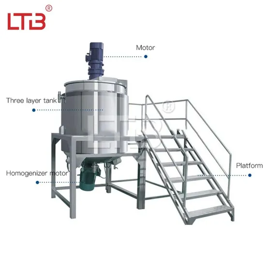 LTB Industrial Cleaner Detergent Making Machinery Dish Washing Liquid Soap Homogenizer Agitator Essential Oil Lotion Chemical Machine Shampoo Equipment Mixer 