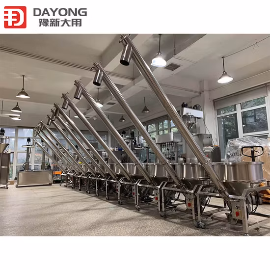 High Quality Material Ginger Powder Price Inclined Shaftless Screw Conveyor Screw Feeder