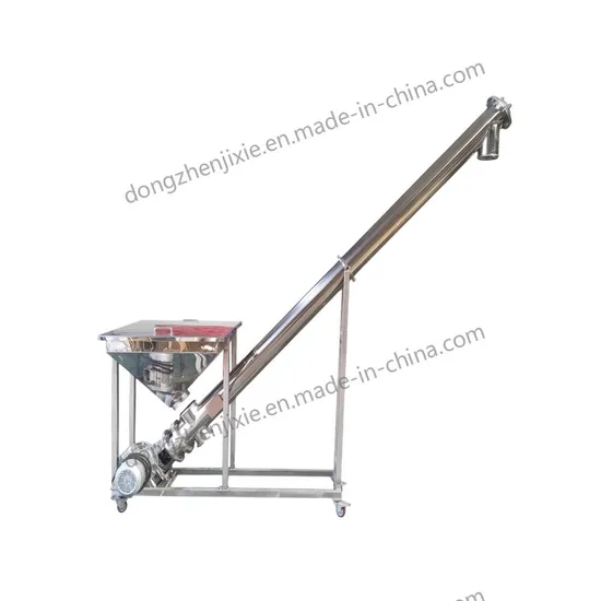 Dzjx Food Packaging Industry Spiral Feeder Screw Conveyor for Powder 
