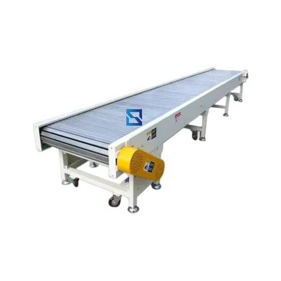 38.1 /50.8 Apron Feeder Conveyor Steel Large Hinged Slat Conveyor Belt 