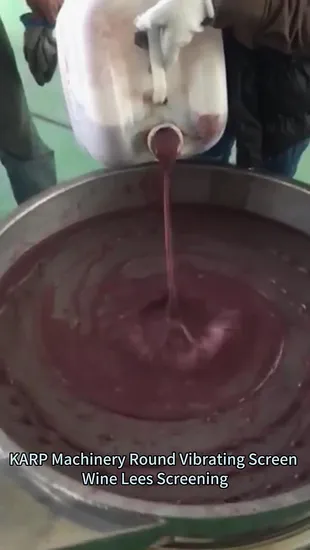 SS304 Fine Filtration Milk Juice Liquid High Frequency Vibration Screen Machine 