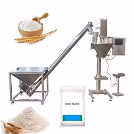 Powder Hopper Stainless Steel Auger Screw Conveyor Feeder Machine