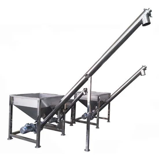 Milk/Powder Screw Feeder Vertical/ Tilting Vibrating Screw Conveyors 