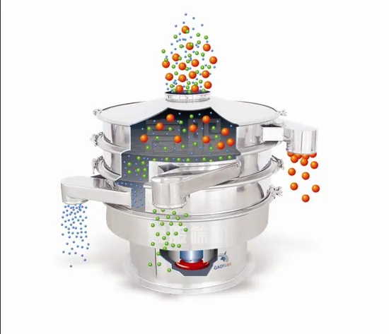 Herb Pharmaceutical Liquid Filtration Rotary Vibrating Sieve Round Food Grade Sieving Machine 