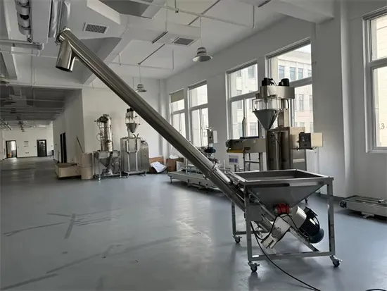 Hot Sale Food Industry Sugar Screw Conveyor Feeder Spice Inclined Screw Conveyor Price Stainless Steel Auger Flexible Screw Conveyor 