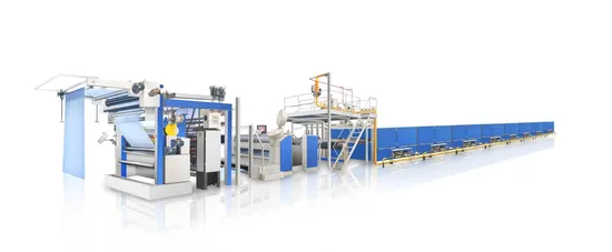 Textile Drying Setting Stenter Machine with Heat Conduction Oil Steam Gas Electric Heating 