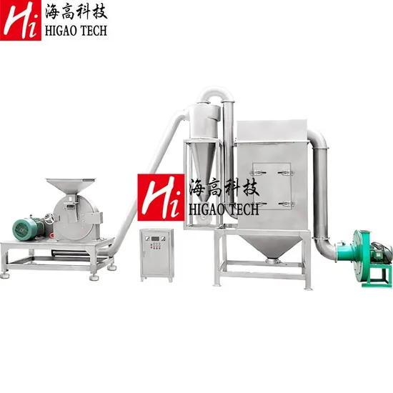 Industrial Automatic Universal Stainless Steel Sugar Salt Sulfur Powder Grinding Crusher Food Spice and Herb Grinder Pin Mill Pulverizer Machine 