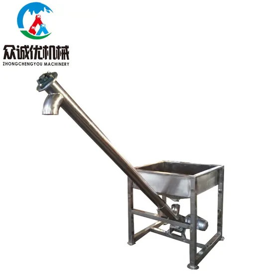 Stainless Steel Auger Screw Powder Feeder Auger Conveyor Machine 