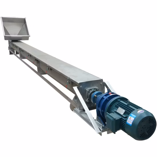Automatic Food Feeder Screw Conveyor Powder Fertilizer Plastic Conveyor