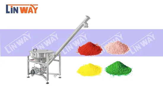 Automatic Wheat Milk Spice Powder Screw Spiral Conveyor Feeder 