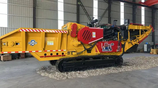 Shd Wood Tree Chipper Big Roots Stump Shredder Crusher Machine Horizontal Grinder 
