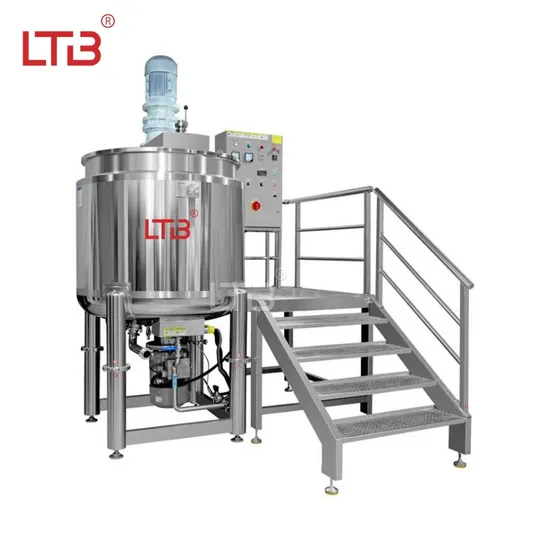 Double Jacket Shampoo Mixing Tank Body Cream Production Equipment Shower Gel Heating Mixer Liquid Laundry Detergent Hand Soap Making Machine 