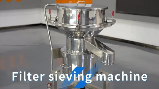 Gaofu Milk Filtration Sieving Machine Machine Juice Liquid Vibrating Screen 